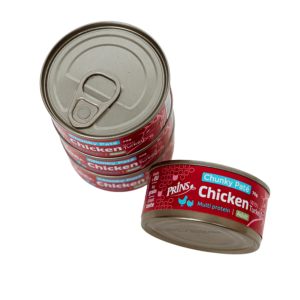 PRINS Wet Food – Piščančji in puranji Chunky Paté 70g