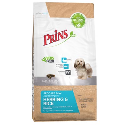 PRINS Procare Mini Herring & Rice Hypoallergenic 3KG